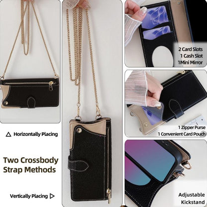 Crossbody Chain Fishtail Litchi Leather Phone Case, For Redmi K90, For Redmi K90 Pro Max, For Redmi 15C 5G / 4G EU 173mm / Poco C85 5G, For Redmi 15C 5G / 4G Global 171mm / Poco C85 4G, For Redmi K80 Ultra, For Redmi A5 4G 171.7mm, For Redmi Note 14S 4...