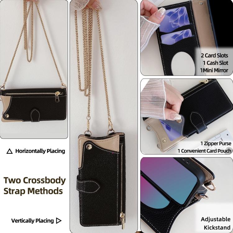 Crossbody Chain Fishtail Litchi Leather Phone Case, For Xiaomi 17 Pro Max, For Xiaomi 17 Pro, For Xiaomi 17, For Xiaomi Civi 5 Pro, For Xiaomi 15 Ultra, For Xiaomi 14