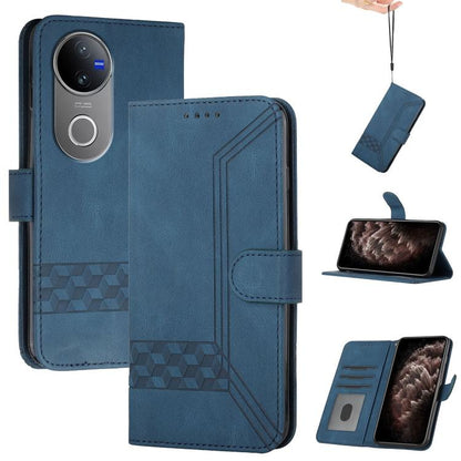 Cubic Skin Feel Flip Leather Phone Case, For vivo V50, For vivo X200 Pro, For vivo Y200i