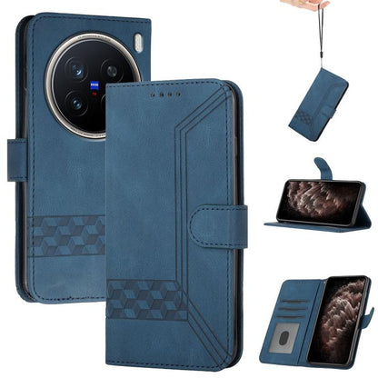 Cubic Skin Feel Flip Leather Phone Case, For vivo V50, For vivo X200 Pro, For vivo Y200i