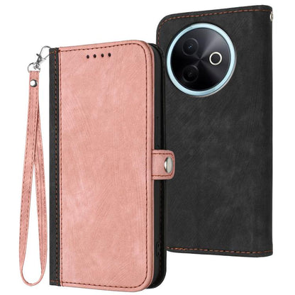 Side Buckle Double Fold Hand Strap Leather Phone Case, For vivo V50 Lite 4G / 5G, For vivo Y39 5G, For vivo Y29s 5G / Y04 4G Global, For vivo Y29 4G, For vivo V50, For vivo X200 Pro, For vivo Y200i