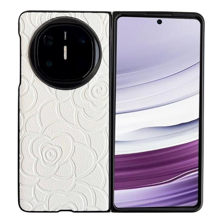Impression Camellia Pattern Protective Phone Case, For Huawei Pura X Max, For Huawei Mate X7, For Huawei Pura X, For Huawei Mate X6, For Huawei Mate X5, For Huawei Mate Xs 2