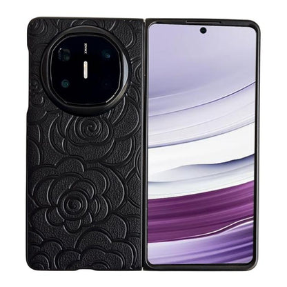 Impression Camellia Pattern Protective Phone Case, For Huawei Pura X Max, For Huawei Mate X7, For Huawei Pura X, For Huawei Mate X6, For Huawei Mate X5, For Huawei Mate Xs 2