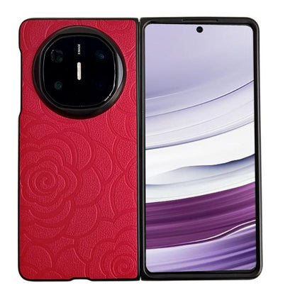 Impression Camellia Pattern Protective Phone Case, For Huawei Pura X Max, For Huawei Mate X7, For Huawei Pura X, For Huawei Mate X6, For Huawei Mate X5, For Huawei Mate Xs 2