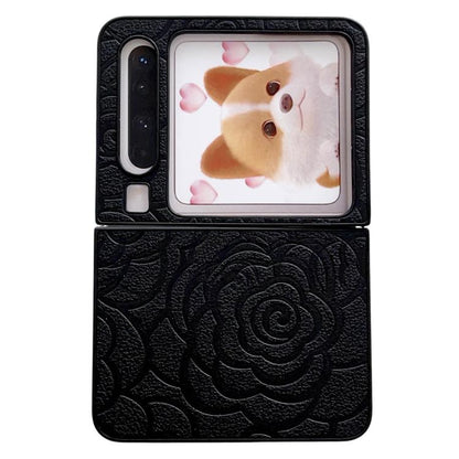 Impression Camellia Pattern Protective Phone Case, For Huawei Pura X Max, For Huawei Mate X7, For Huawei Pura X, For Huawei Mate X6, For Huawei Mate X5, For Huawei Mate Xs 2