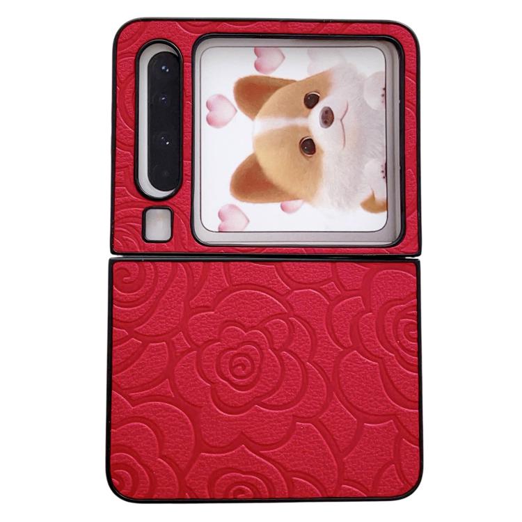 Impression Camellia Pattern Protective Phone Case, For Huawei Pura X Max, For Huawei Mate X7, For Huawei Pura X, For Huawei Mate X6, For Huawei Mate X5, For Huawei Mate Xs 2