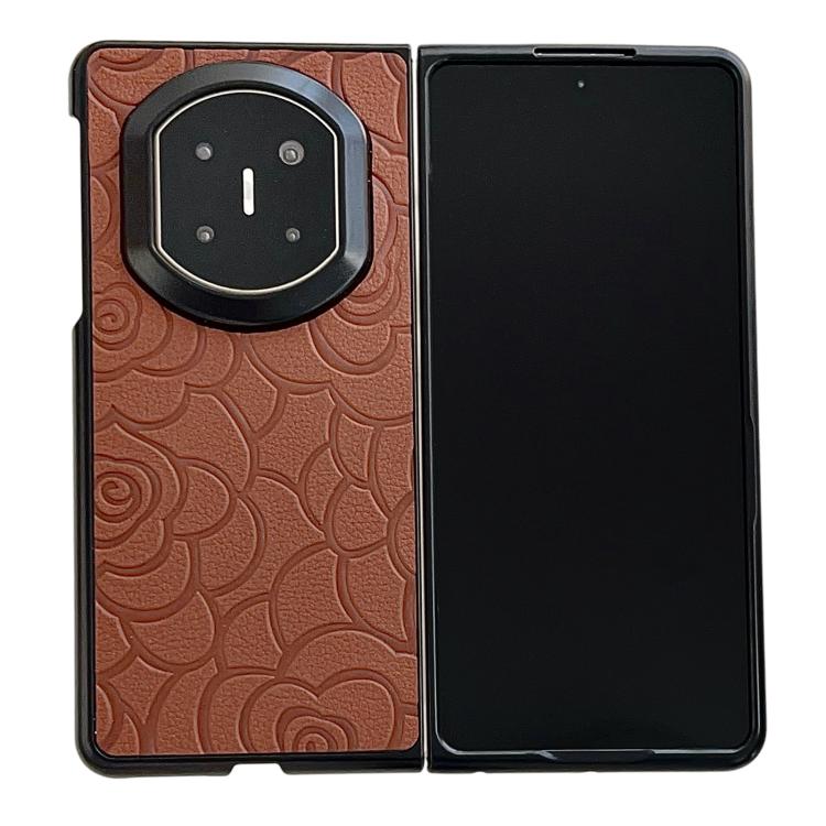 Impression Camellia Pattern Protective Phone Case, For Huawei Pura X Max, For Huawei Mate X7, For Huawei Pura X, For Huawei Mate X6, For Huawei Mate X5, For Huawei Mate Xs 2