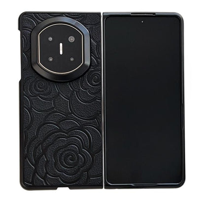 Impression Camellia Pattern Protective Phone Case, For Huawei Pura X Max, For Huawei Mate X7, For Huawei Pura X, For Huawei Mate X6, For Huawei Mate X5, For Huawei Mate Xs 2