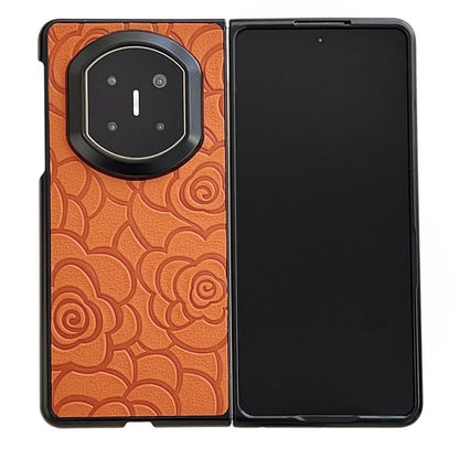 Impression Camellia Pattern Protective Phone Case, For Huawei Pura X Max, For Huawei Mate X7, For Huawei Pura X, For Huawei Mate X6, For Huawei Mate X5, For Huawei Mate Xs 2