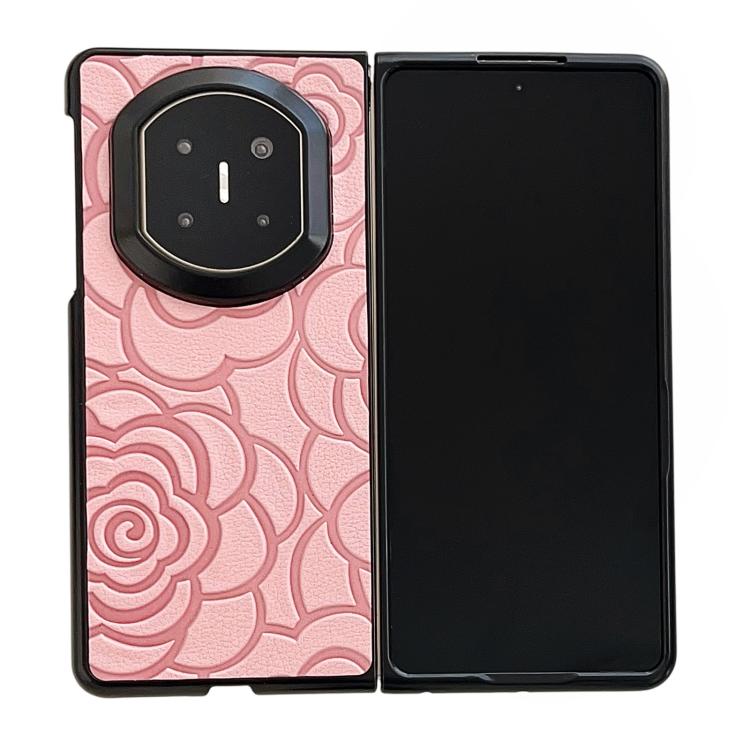 Impression Camellia Pattern Protective Phone Case, For Huawei Pura X Max, For Huawei Mate X7, For Huawei Pura X, For Huawei Mate X6, For Huawei Mate X5, For Huawei Mate Xs 2
