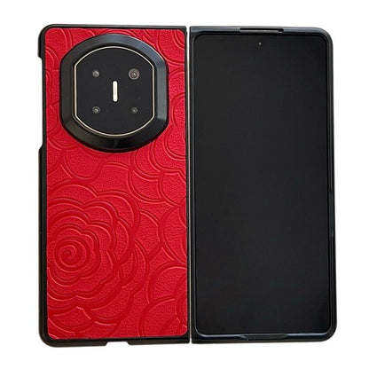 Impression Camellia Pattern Protective Phone Case, For Huawei Pura X Max, For Huawei Mate X7, For Huawei Pura X, For Huawei Mate X6, For Huawei Mate X5, For Huawei Mate Xs 2