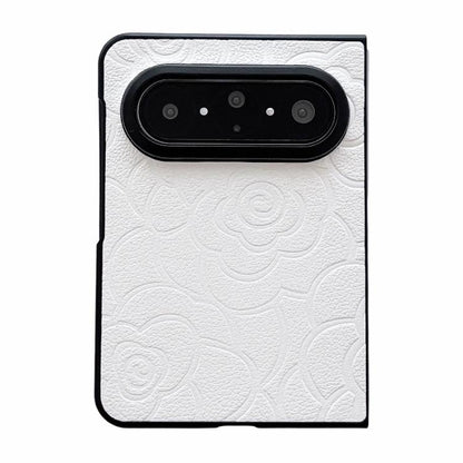 Impression Camellia Pattern Protective Phone Case, For Huawei Pura X Max, For Huawei Mate X7, For Huawei Pura X, For Huawei Mate X6, For Huawei Mate X5, For Huawei Mate Xs 2