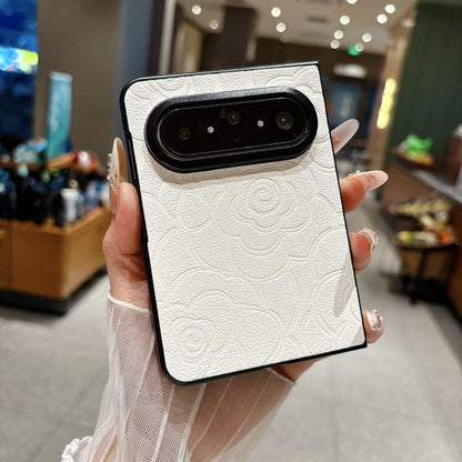 Impression Camellia Pattern Protective Phone Case, For Huawei Pura X Max, For Huawei Mate X7, For Huawei Pura X, For Huawei Mate X6, For Huawei Mate X5, For Huawei Mate Xs 2