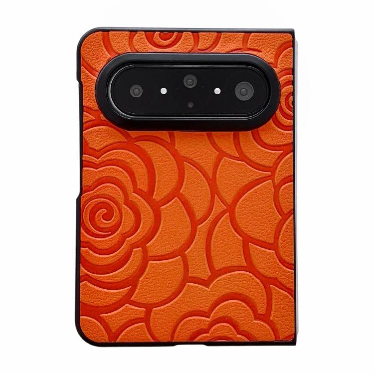 Impression Camellia Pattern Protective Phone Case, For Huawei Pura X Max, For Huawei Mate X7, For Huawei Pura X, For Huawei Mate X6, For Huawei Mate X5, For Huawei Mate Xs 2