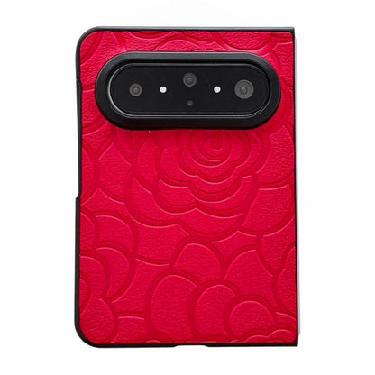 Impression Camellia Pattern Protective Phone Case, For Huawei Pura X Max, For Huawei Mate X7, For Huawei Pura X, For Huawei Mate X6, For Huawei Mate X5, For Huawei Mate Xs 2