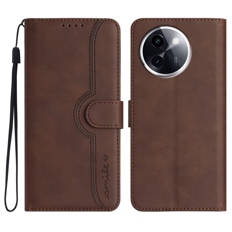 Heart Pattern Skin Feel Leather Phone Case, For vivo V50 Lite 4G / 5G, For vivo Y39 5G, For vivo Y29s 5G / Y04 4G Global, For vivo Y29 4G, For vivo V50, For vivo X200 Pro, For vivo Y200i