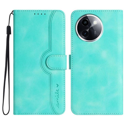 Heart Pattern Skin Feel Leather Phone Case, For vivo V50 Lite 4G / 5G, For vivo Y39 5G, For vivo Y29s 5G / Y04 4G Global, For vivo Y29 4G, For vivo V50, For vivo X200 Pro, For vivo Y200i