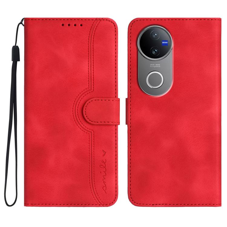Heart Pattern Skin Feel Leather Phone Case, For vivo V50 Lite 4G / 5G, For vivo Y39 5G, For vivo Y29s 5G / Y04 4G Global, For vivo Y29 4G, For vivo V50, For vivo X200 Pro, For vivo Y200i