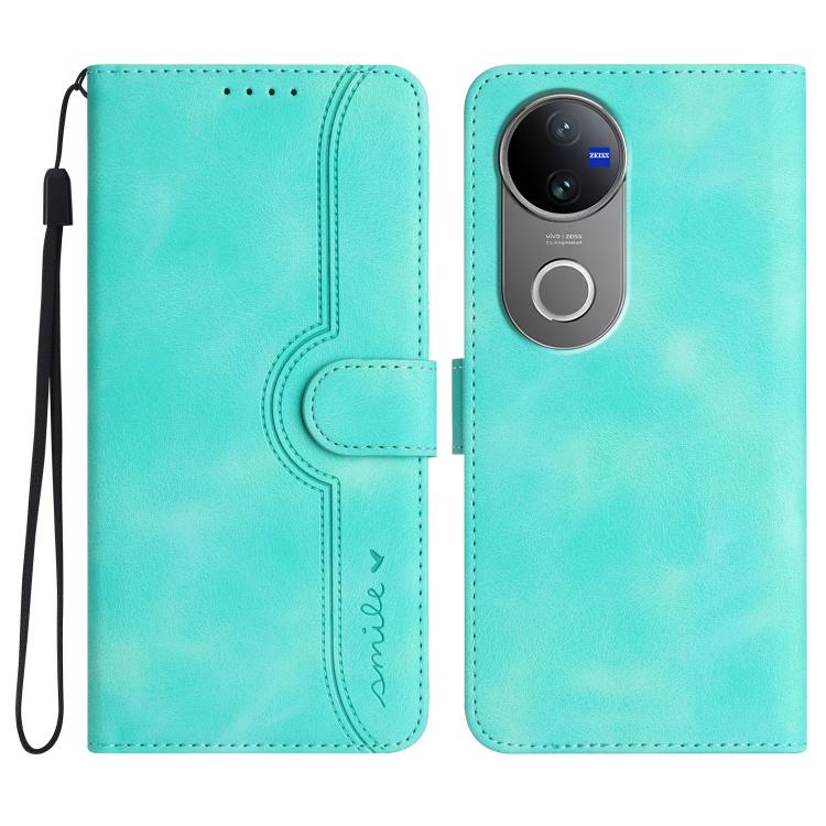 Heart Pattern Skin Feel Leather Phone Case, For vivo V50 Lite 4G / 5G, For vivo Y39 5G, For vivo Y29s 5G / Y04 4G Global, For vivo Y29 4G, For vivo V50, For vivo X200 Pro, For vivo Y200i