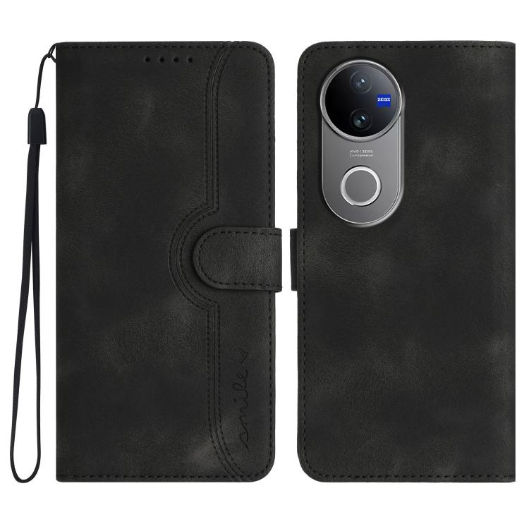 Heart Pattern Skin Feel Leather Phone Case, For vivo V50 Lite 4G / 5G, For vivo Y39 5G, For vivo Y29s 5G / Y04 4G Global, For vivo Y29 4G, For vivo V50, For vivo X200 Pro, For vivo Y200i