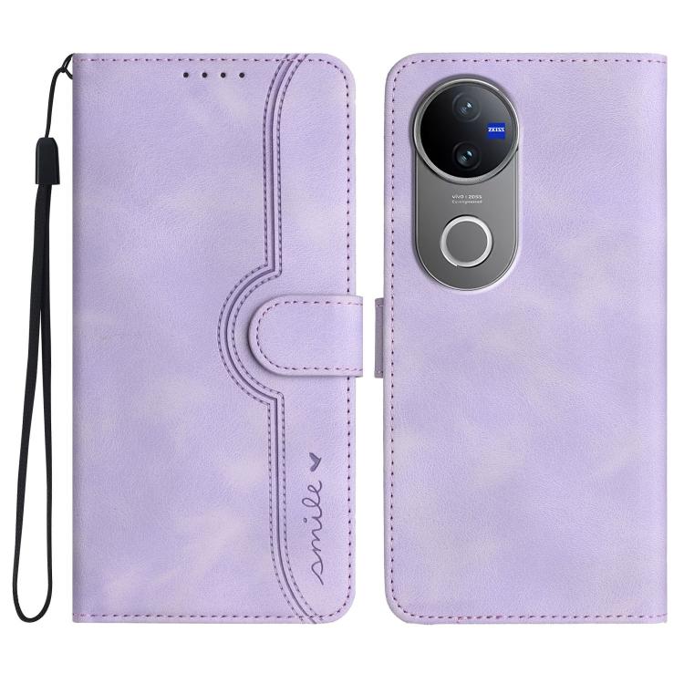 Heart Pattern Skin Feel Leather Phone Case, For vivo V50 Lite 4G / 5G, For vivo Y39 5G, For vivo Y29s 5G / Y04 4G Global, For vivo Y29 4G, For vivo V50, For vivo X200 Pro, For vivo Y200i
