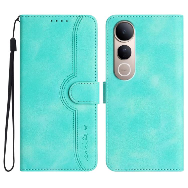 Heart Pattern Skin Feel Leather Phone Case, For vivo V50 Lite 4G / 5G, For vivo Y39 5G, For vivo Y29s 5G / Y04 4G Global, For vivo Y29 4G, For vivo V50, For vivo X200 Pro, For vivo Y200i