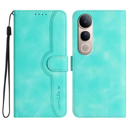 Heart Pattern Skin Feel Leather Phone Case, For vivo V50 Lite 4G / 5G, For vivo Y39 5G, For vivo Y29s 5G / Y04 4G Global, For vivo Y29 4G, For vivo V50, For vivo X200 Pro, For vivo Y200i