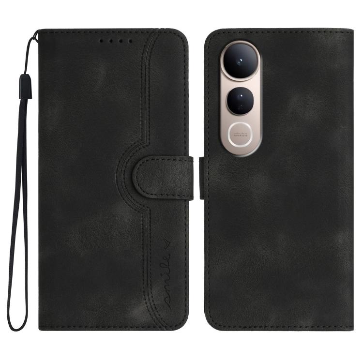 Heart Pattern Skin Feel Leather Phone Case, For vivo V50 Lite 4G / 5G, For vivo Y39 5G, For vivo Y29s 5G / Y04 4G Global, For vivo Y29 4G, For vivo V50, For vivo X200 Pro, For vivo Y200i