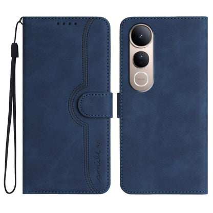 Heart Pattern Skin Feel Leather Phone Case, For vivo V50 Lite 4G / 5G, For vivo Y39 5G, For vivo Y29s 5G / Y04 4G Global, For vivo Y29 4G, For vivo V50, For vivo X200 Pro, For vivo Y200i