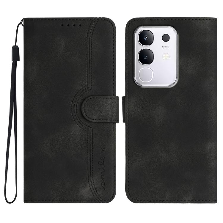 Heart Pattern Skin Feel Leather Phone Case, For vivo V50 Lite 4G / 5G, For vivo Y39 5G, For vivo Y29s 5G / Y04 4G Global, For vivo Y29 4G, For vivo V50, For vivo X200 Pro, For vivo Y200i