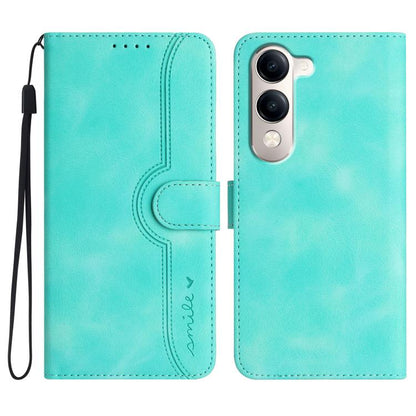 Heart Pattern Skin Feel Leather Phone Case, For vivo V50 Lite 4G / 5G, For vivo Y39 5G, For vivo Y29s 5G / Y04 4G Global, For vivo Y29 4G, For vivo V50, For vivo X200 Pro, For vivo Y200i