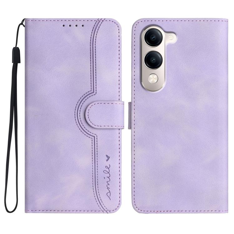 Heart Pattern Skin Feel Leather Phone Case, For vivo V50 Lite 4G / 5G, For vivo Y39 5G, For vivo Y29s 5G / Y04 4G Global, For vivo Y29 4G, For vivo V50, For vivo X200 Pro, For vivo Y200i