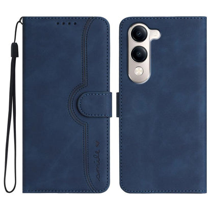 Heart Pattern Skin Feel Leather Phone Case, For vivo V50 Lite 4G / 5G, For vivo Y39 5G, For vivo Y29s 5G / Y04 4G Global, For vivo Y29 4G, For vivo V50, For vivo X200 Pro, For vivo Y200i