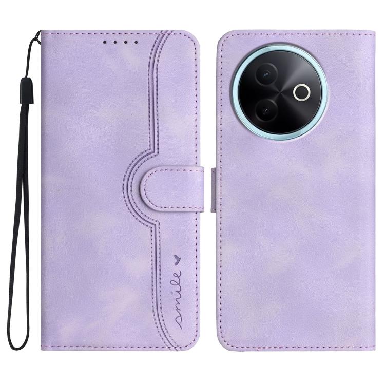 Heart Pattern Skin Feel Leather Phone Case, For vivo V50 Lite 4G / 5G, For vivo Y39 5G, For vivo Y29s 5G / Y04 4G Global, For vivo Y29 4G, For vivo V50, For vivo X200 Pro, For vivo Y200i
