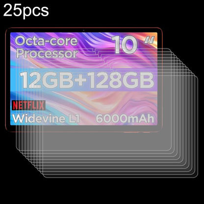 25pcs 9H 0.3mm Explosion-proof Tempered Glass Film, For Callsky Ctab 10.1, For Callsky Note Cpad 11 / Tab 11, For Callsky Tab Ctab 10 10.1 inch, For Callsky Ctab 12 Pro Tablet 11.97, For Callsky Ctab 14 inch