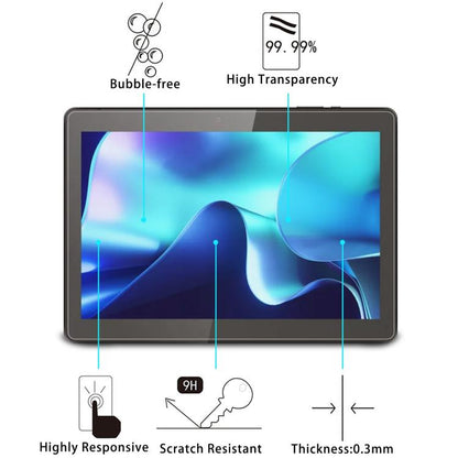 9H 0.3mm Explosion-proof Tempered Glass Film, For Logicom Tab 134 10.1, For Logicom Tab XL 14, For Logicom Tab 210 10.1 inch, For Logicom Tablet Fold 10 10.1, For Logicom Tablet Fold 12 12 inch