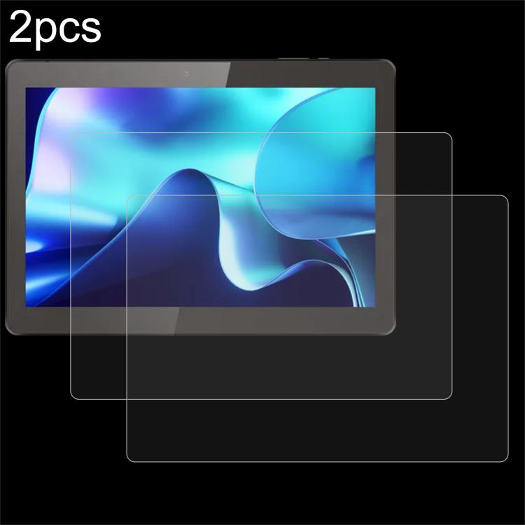 2pcs 9H 0.3mm Explosion-proof Tempered Glass Film, For Logicom Tab 134 10.1, For Logicom Tab XL 14, For Logicom Tab 210 10.1 inch, For Logicom Tablet Fold 10 10.1, For Logicom Tablet Fold 12 12 inch