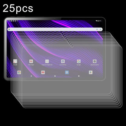 25pcs 9H 0.3mm Explosion-proof Tempered Glass Film, For Logicom Tab 134 10.1, For Logicom Tab XL 14, For Logicom Tab 210 10.1 inch, For Logicom Tablet Fold 10 10.1, For Logicom Tablet Fold 12 12 inch
