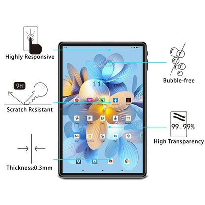 25pcs 9H 0.3mm Explosion-proof Tempered Glass Film, For ZIOVO Z138 10.1, For YZIOVO A15 10.1 inch