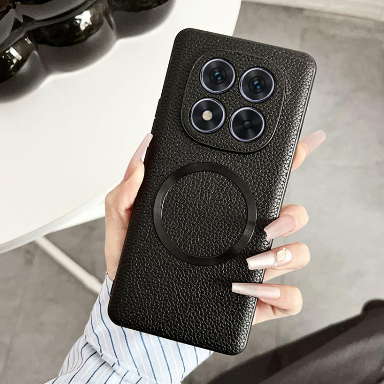 CD Magsafe Magnetic Litchi Texture Phone Case, For Redmi Turbo 5 Max / Poco X8 Pro Max 5G, For Redmi Note 14 Pro 4G, For Redmi Note 14 Pro 5G