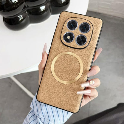 CD Magsafe Magnetic Litchi Texture Phone Case, For Redmi Turbo 5 Max / Poco X8 Pro Max 5G, For Redmi Note 14 Pro 4G, For Redmi Note 14 Pro 5G