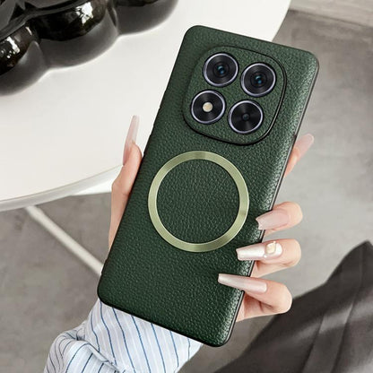 CD Magsafe Magnetic Litchi Texture Phone Case, For Redmi Turbo 5 Max / Poco X8 Pro Max 5G, For Redmi Note 14 Pro 4G, For Redmi Note 14 Pro 5G