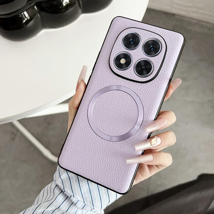 CD Magsafe Magnetic Litchi Texture Phone Case, For Redmi Turbo 5 Max / Poco X8 Pro Max 5G, For Redmi Note 14 Pro 4G, For Redmi Note 14 Pro 5G