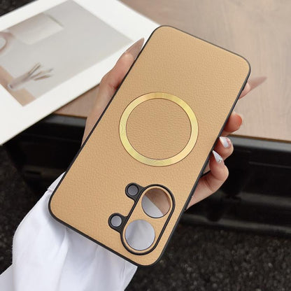 CD Magsafe Magnetic Litchi Texture Phone Case, For Redmi Turbo 5 Max / Poco X8 Pro Max 5G, For Redmi Note 14 Pro 4G, For Redmi Note 14 Pro 5G