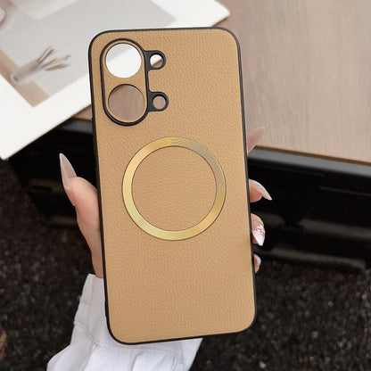 CD Magsafe Magnetic Litchi Texture Phone Case, For Redmi Turbo 5 Max / Poco X8 Pro Max 5G, For Redmi Note 14 Pro 4G, For Redmi Note 14 Pro 5G
