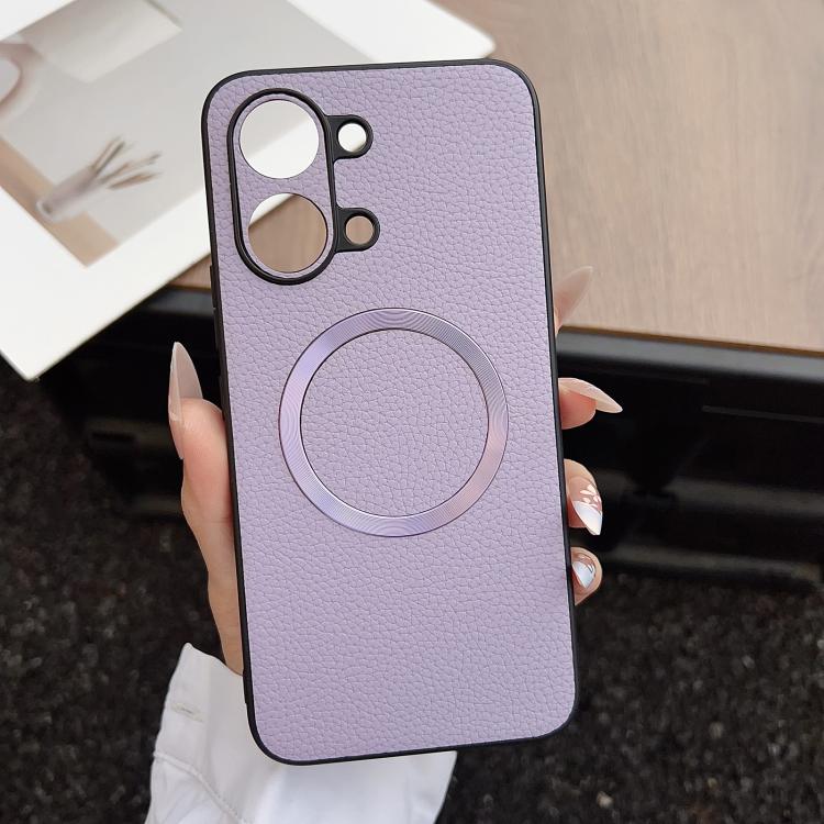 CD Magsafe Magnetic Litchi Texture Phone Case, For Redmi Turbo 5 Max / Poco X8 Pro Max 5G, For Redmi Note 14 Pro 4G, For Redmi Note 14 Pro 5G