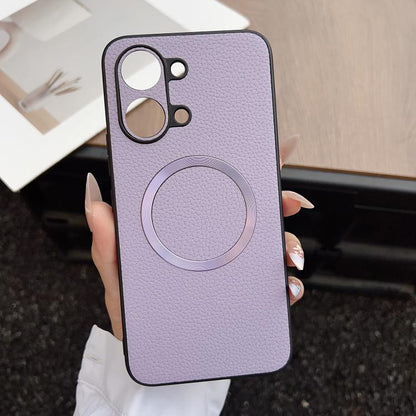 CD Magsafe Magnetic Litchi Texture Phone Case, For Redmi Turbo 5 Max / Poco X8 Pro Max 5G, For Redmi Note 14 Pro 4G, For Redmi Note 14 Pro 5G