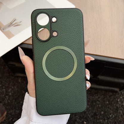CD Magsafe Magnetic Litchi Texture Phone Case, For Redmi Turbo 5 Max / Poco X8 Pro Max 5G, For Redmi Note 14 Pro 4G, For Redmi Note 14 Pro 5G