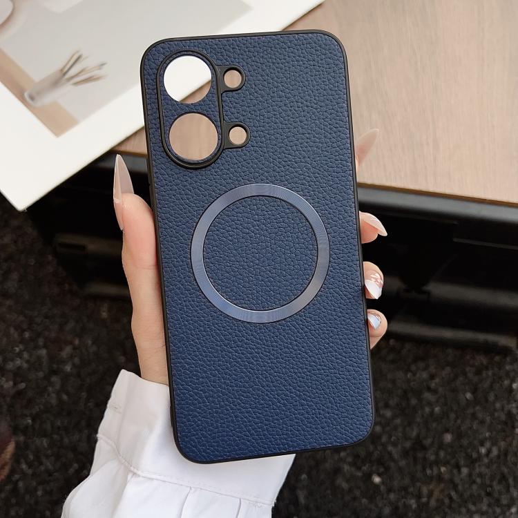 CD Magsafe Magnetic Litchi Texture Phone Case, For Redmi Turbo 5 Max / Poco X8 Pro Max 5G, For Redmi Note 14 Pro 4G, For Redmi Note 14 Pro 5G