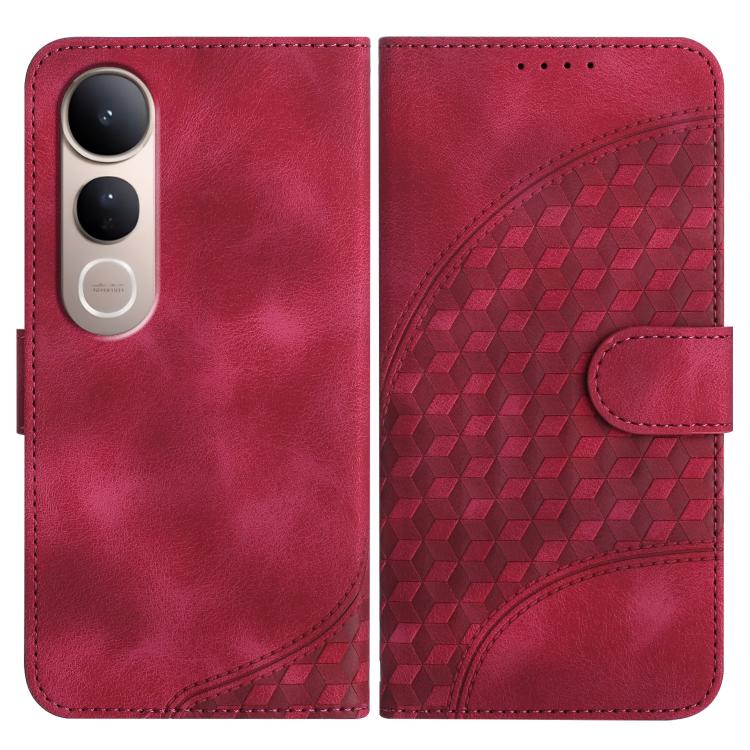 Elephant Head Embossed Phone Leather Case with Lanyard, For vivo Y400 Pro 5G, For vivo X200s, For vivo iQOO Z10 / T4 / Y300 Pro, For vivo X200 Ultra, For vivo V50 Lite 4G / 5G, For vivo Y39 5G, For vivo Y29s 5G / Y04 4G Global, For vivo Y29 4G         ...